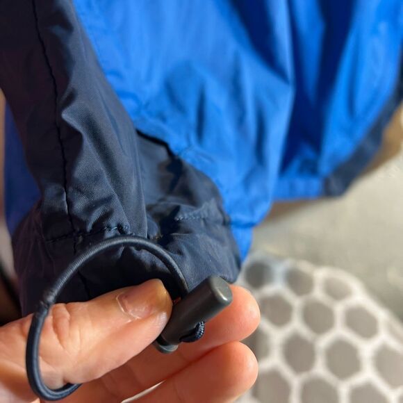 Columbia Blue Windbreaker High Collar Outdoor Essential - Picture 6 of 10